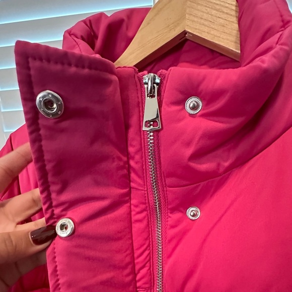 Aqua | Quilted Short Coat Puffer Jacket - Picture 5 of 7